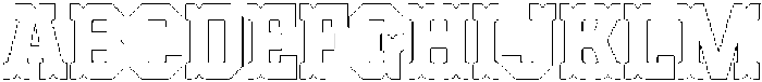 Milder Line otf (400) Font UPPERCASE