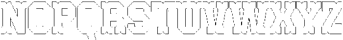 Milder Line otf (400) Font LOWERCASE