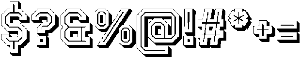 Milder Shadows otf (400) Font OTHER CHARS