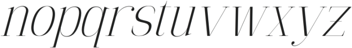 Mildertina Slant Serif Regular otf (400) Font LOWERCASE