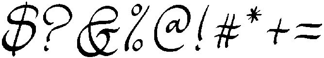 Mildest Regular otf (400) Font OTHER CHARS
