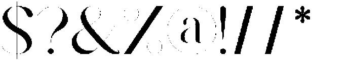 Milea Neira otf (400) Font OTHER CHARS