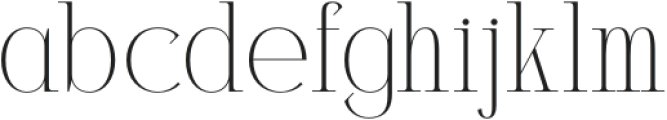 Milegance otf (400) Font LOWERCASE