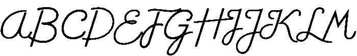 Milena Regular otf (400) Font UPPERCASE