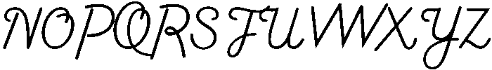 Milena Regular otf (400) Font UPPERCASE