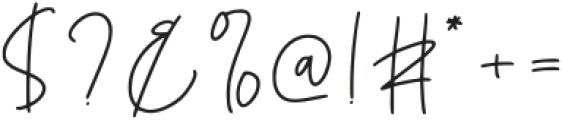 Milena  Signature otf (400) Font OTHER CHARS