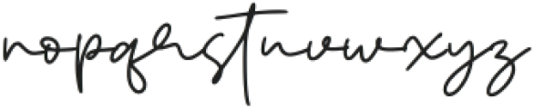 Milena  Signature otf (400) Font LOWERCASE
