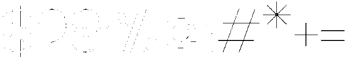 Milestone Outline otf (400) Font OTHER CHARS