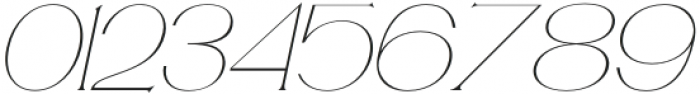 Mileur Italic otf (400) Font OTHER CHARS