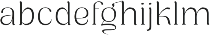 Milgo Extralight otf (200) Font LOWERCASE