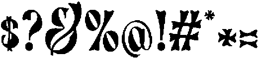 Milgunday Regular otf (400) Font OTHER CHARS