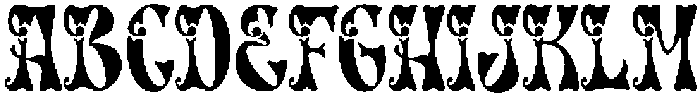 Milgunday Regular otf (400) Font UPPERCASE