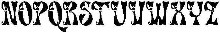 Milgunday Regular otf (400) Font UPPERCASE
