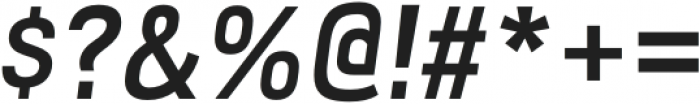 Milibus SemiBold Italic otf (600) Font OTHER CHARS