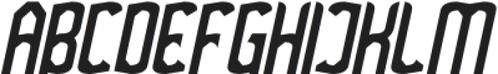 Military Phonetic Italic otf (400) Font UPPERCASE
