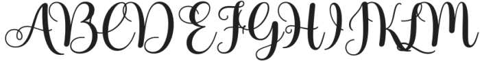 Milk Honey Script otf (400) Font UPPERCASE