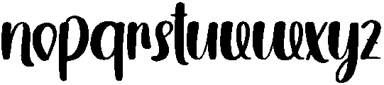 Milk Regular otf (400) Font LOWERCASE