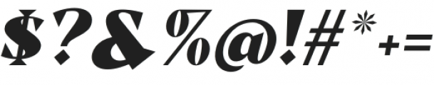 Milk and Balls Italic Black otf (900) Font OTHER CHARS