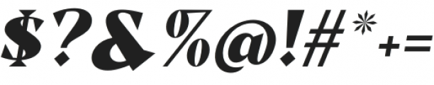 Milk and Balls Italic Extra Bold otf (700) Font OTHER CHARS