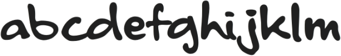 MilkeyTypeface-Regular otf (400) Font LOWERCASE