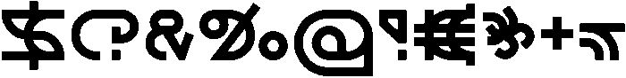 Milkn Oonja Regular otf (400) Font OTHER CHARS
