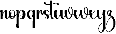 Milkshake Regular otf (400) Font LOWERCASE