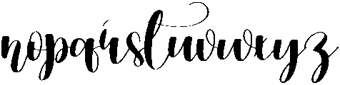 Milkshake Regular otf (400) Font LOWERCASE