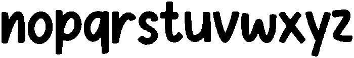 Milkshake Regular otf (400) Font LOWERCASE