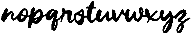 Milkshake Regular otf (400) Font LOWERCASE