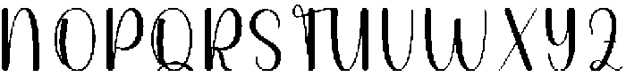 Milkshake Regular otf (400) Font UPPERCASE
