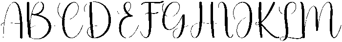 Milkshake Regular otf (400) Font UPPERCASE