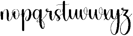 Milkshake Regular otf (400) Font LOWERCASE