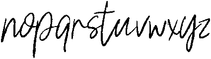 Milkshake Script otf (400) Font LOWERCASE