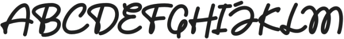 Milky Fruty otf (400) Font UPPERCASE