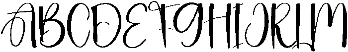 Milky Regular otf (400) Font UPPERCASE