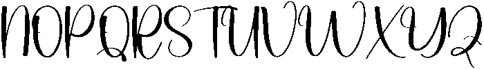 Milky Regular otf (400) Font UPPERCASE