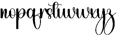 Milky Regular otf (400) Font LOWERCASE