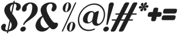 Milky Shake Italic otf (400) Font OTHER CHARS