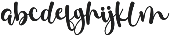 Milky Splash Regular otf (400) Font LOWERCASE