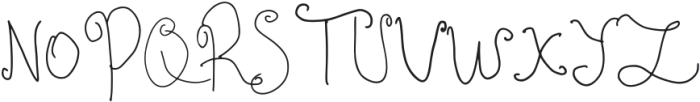 Milky Sunny Signature Regular otf (400) Font UPPERCASE