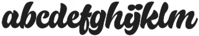 MilkyBrush-Regular otf (400) Font LOWERCASE