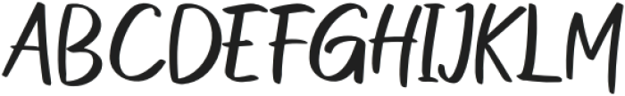 MilkyCream-Regular otf (400) Font UPPERCASE