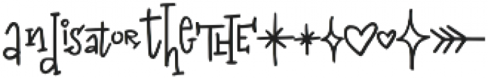 Milky_River_symbols Symbols otf (400) Font LOWERCASE