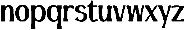 Milkyway Regular otf (400) Font LOWERCASE