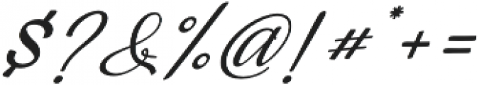 Millenial Italic Italic otf (400) Font OTHER CHARS