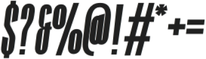 Millenium Oblique Oblique otf (400) Font OTHER CHARS