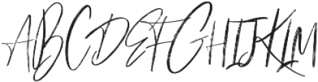 Milles handwriting ttf (400) Font UPPERCASE