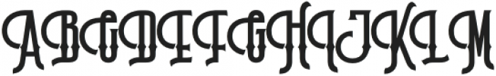 Millgrove-Regular otf (400) Font UPPERCASE
