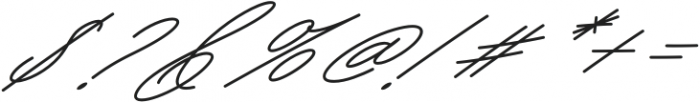 Million Signature otf (400) Font OTHER CHARS