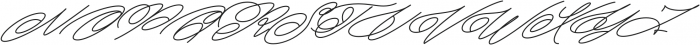 Million Signature otf (400) Font UPPERCASE